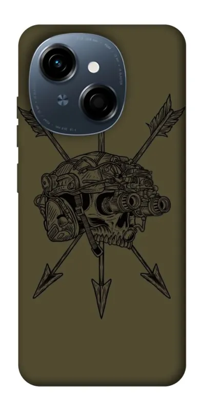 Чохол на TECNO Spark Go 1 Mil skull фото 1 з 1