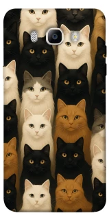 Чехол на Samsung J710F Galaxy J7 (2016) Colorful Cat Collage фото 1 Чехол на Samsung J710F Galaxy J7 (2016) Colorful Cat Collage фото 1 из 1