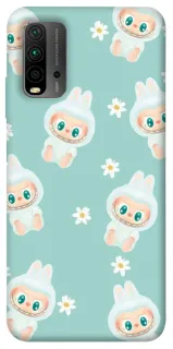 Чохол на Xiaomi Redmi 9T Labubu Green фото 1 з 1