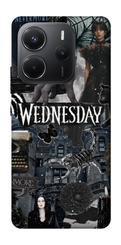 Чохол на Xiaomi Redmi Note 14 4G (Int. version) Wednesday Collage ver.2 фото 1 з 1