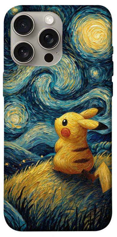 Чохол Pikachu and Van Gogh фото 1 з 1