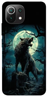 Чохол на Xiaomi Mi 11 Lite Вовк під місяцем фото 1 з 1