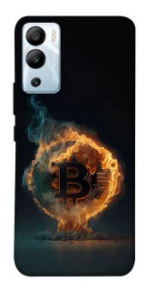 Чохол на Infinix Hot 12i Fire Bitcoin фото 1 з 1