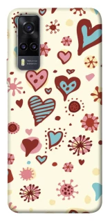 Чохол на Vivo Y31 Pretty hearts фото 1 з 1