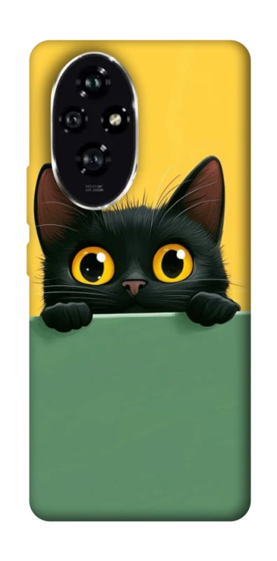 Чохол на Honor 200 Black cat v2 фото 1 з 1