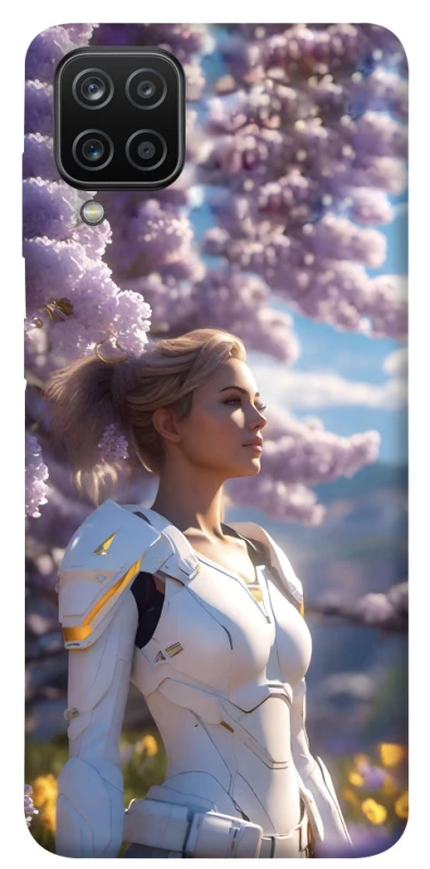 Чохол на Samsung Galaxy A12 Cyber space girl ver.1 фото 1 з 1