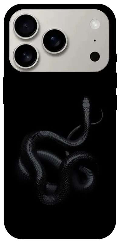 Чехол на Apple iPhone 17 Pro (6.3") Black snake фото 1 из 1
