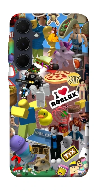 Чохол на Samsung Galaxy A35 Roblox collage ver.5 фото 1 з 1