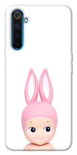 Чохол на Realme 6 Pro Minimal Bunny Peek фото 1 з 1