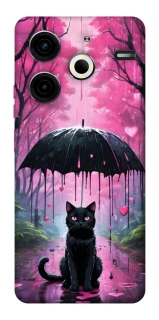 Чохол на TECNO Pova 6 Neo (LI6) Black cat фото 1 з 1