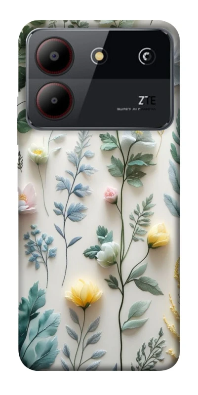 Чохол на ZTE Blade A54 4G Floral design ver.4 фото 1 з 1