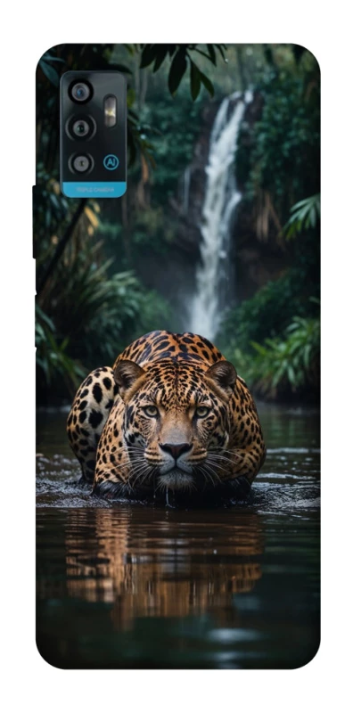 Чохол на ZTE Blade A71 Leopard in water фото 1 з 1