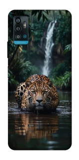 Чехол на ZTE Blade A71 Leopard in water фото 1 из 1