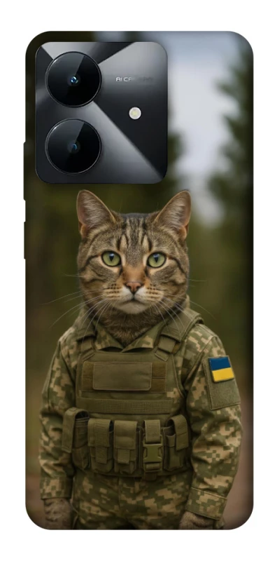 Чохол на Realme Note 60x Кіт захисник фото 1 з 1