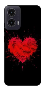 Чехол на Motorola Moto G35 Splash heart фото 1 из 1