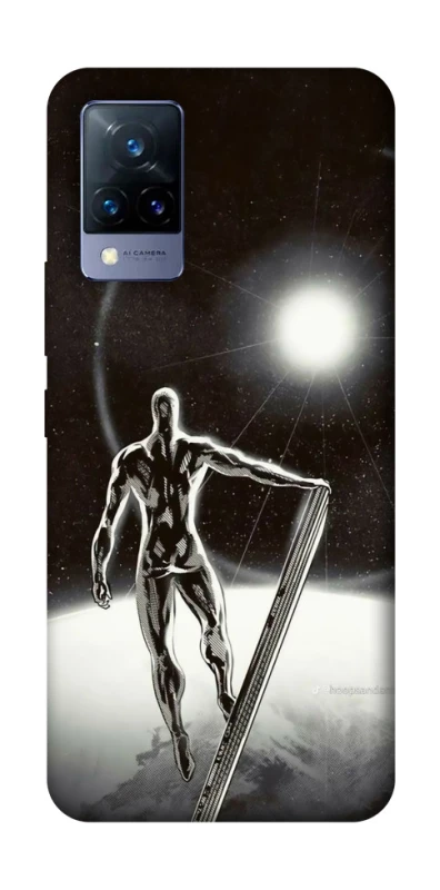 Чохол на Vivo V21 Срібний серфер фото 1 з 1