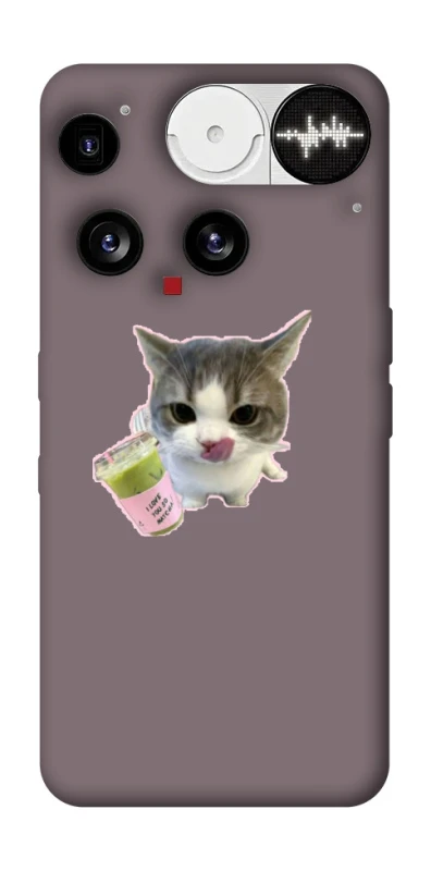 Чохол на Nothing Phone (3) cat matcha фото 1 з 1