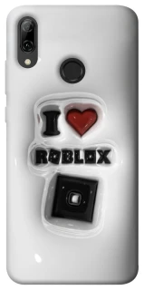 Чохол на Huawei P Smart (2019) I love Roblox фото 1 з 1