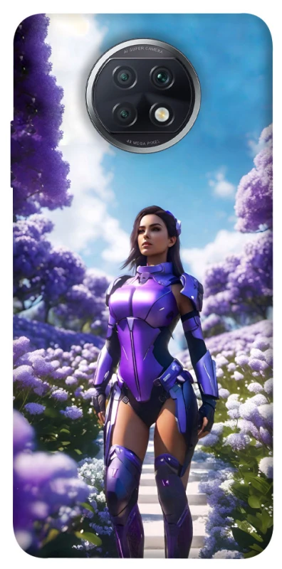 Чохол на Xiaomi Redmi Note 9 5G / Note 9T Cyber space girl ver.4 фото 1 з 1