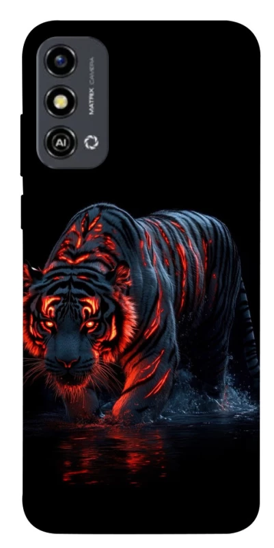 Чохол на ZTE Blade A53 fire tiger фото 1 з 1