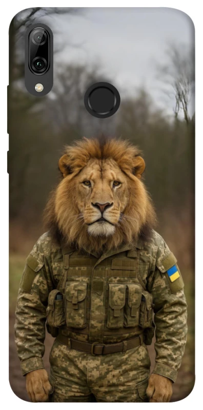Чохол на Huawei P Smart (2019) Лев захисник фото 1 з 1