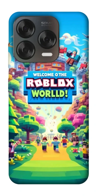 Чехол на ZTE Blade V70 Design Roblox World фото 1 из 2