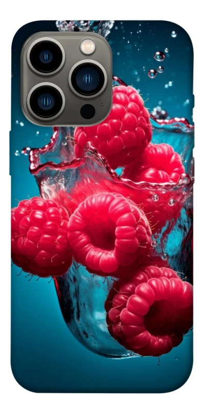 Чохол на Apple iPhone 13 Pro (6.1") Малинка у воді фото 1 з 1