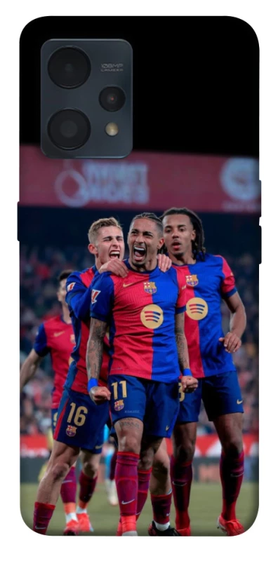 Чехол на Realme 9 4G / 9 Pro+ FC Barcelona team фото 1 из 1