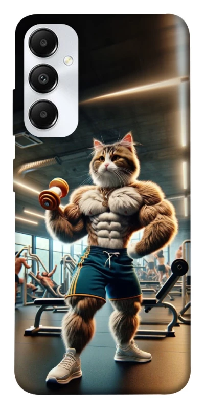 Чехол на Samsung Galaxy A05s Качок кот фото 1 из 1