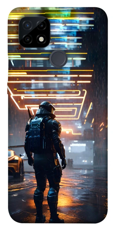 Чехол на Realme C21 Cyber character фото 1 из 1