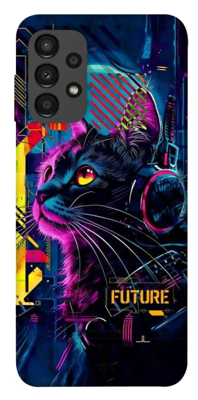 Чехол на Samsung Galaxy A13 4G Cyber Cat v2 фото 1 из 1