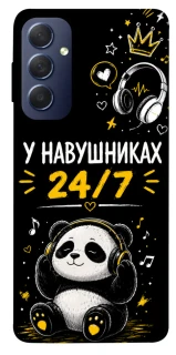 Чехол на Samsung Galaxy M54 5G У навушниках 24/7 фото 1 из 1