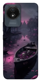 Чохол на Vivo Y02 Boat and flamingo фото 1 з 1