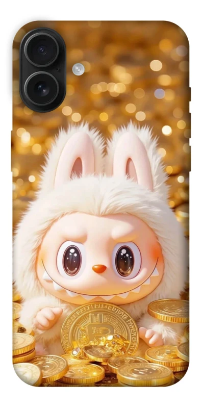 Чохол на Apple iPhone 16 Plus Bitcoin Labubu фото 1 з 1