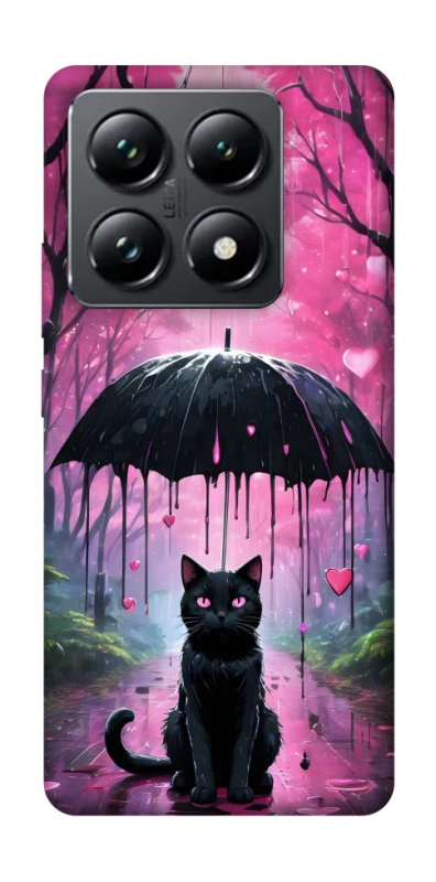 Чехол на Xiaomi 14T Pro Black cat фото 1 из 1