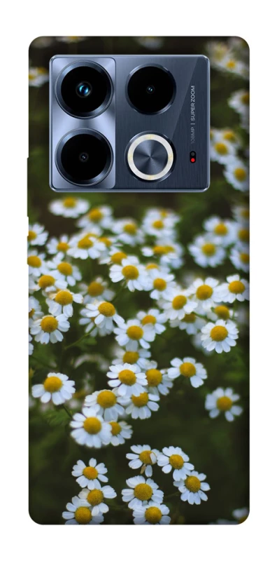Чехол на Infinix Note 40 4G Ромашки v13 фото 1 из 1