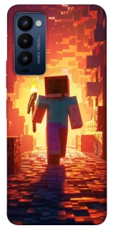 Чехол на TECNO Camon 18 Minecraft adventure фото 1 из 1
