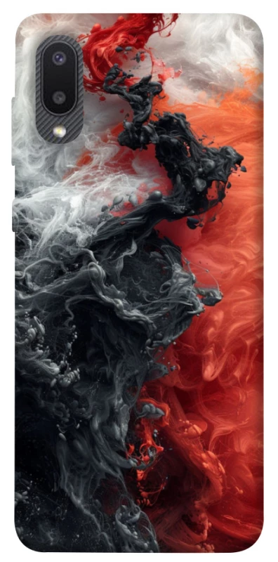 Чохол на Samsung Galaxy A02 Black and Red фото 1 з 1