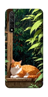 Чохол на Huawei Honor 20 / Nova 5T red cat фото 1 з 1