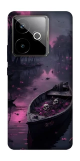 Чехол на Realme GT 7T Boat and flamingo фото 1 из 1