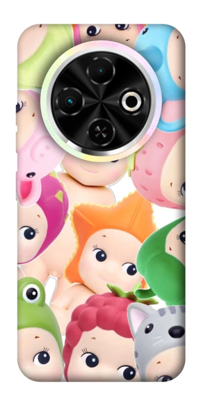Чохол на TECNO Spark 30C Fruit-Zoo Kaleidoscope фото 1 з 1