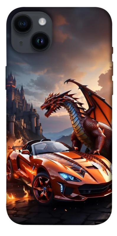 Чохол на Apple iPhone 14 Plus (6.7") Сar and dragon фото 1 з 1
