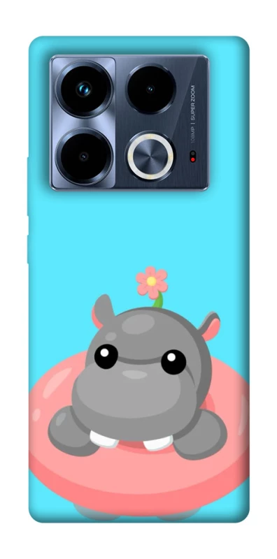 Чохол на Infinix Note 40 4G Adopt Me Hippo Floatie фото 1 з 1