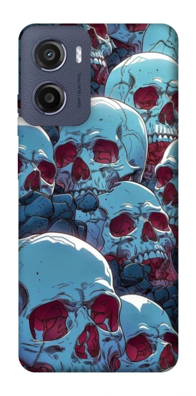 Чохол на Motorola Moto E15 Skulls v2 фото 1 з 1
