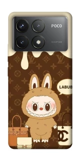Чохол на Xiaomi Poco F6 Pro Labubu LV фото 1 з 1
