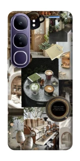 Чохол на Vivo Y300 Coffee collage ver.4 фото 1 з 1