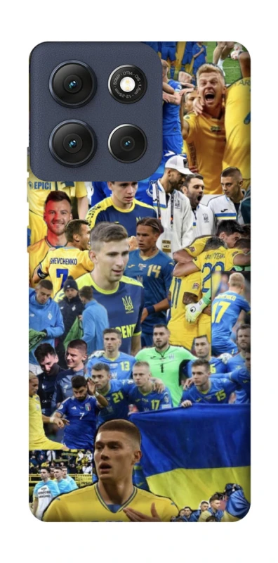 Чехол на Motorola Moto G86 UA-Football ver.6 фото 1 из 1