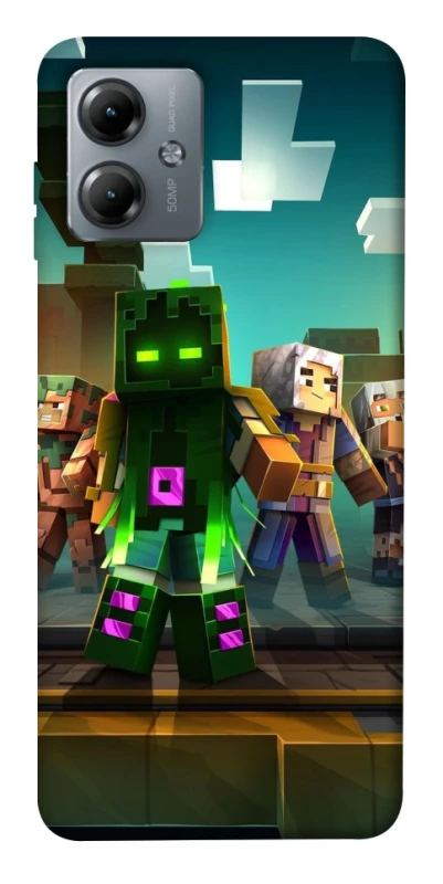 Чохол на Motorola Moto G14 Minecraft dungeon фото 1 з 1