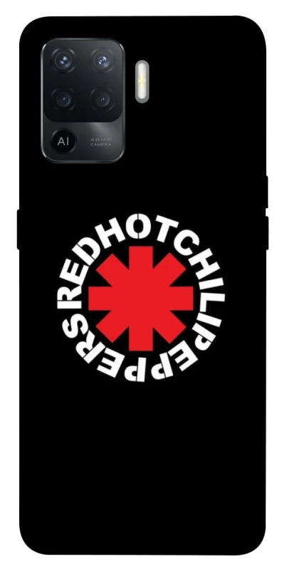Чохол на Oppo Reno 5 Lite Red Hot Chili Peppers logo фото 1 з 1