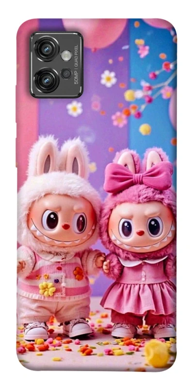 Чохол на Motorola Moto G32 Labubu twins ver.2 фото 1 з 1